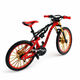 Игрушечный велосипед с резиновыми колесами Металлический Фингербайк MTB – велосипед для трюков и декора, 18 см Red - изображение 3