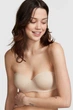 Комплект белья: бюстгальтер push-up и трусики стринг Victoria's Secret 70B/S Бежевый (153671) - изображение 2