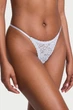 Комплект белья: бюстгальтер с мягкой чашкой и трусики стринг Victoria's Secret 48(XL) Голубой (153682) - изображение 3