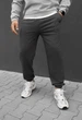 Чоловічі спортивні штани Стаф темно-сірі з логотипом Staff al logo dark gray XL (401604) - зображення 1