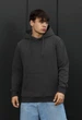 Мужская Кофта Худи Стаф Темно-серая Однотонная Спортивная Staff Ange Dark Gray S (401606) - изображение 2