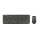 Комплект бездротовий, клавіатура з мишою, A4Tech Fstyler FG3300 Air2 (Grey), сірий колір - изображение 1