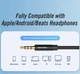 Кабель Audio 3.5мм-3.5мм Vention 4pin 2xF/M TPE headset+earphone 0.3m Black (BBVBY) - зображення 7