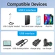 Адаптер Type-C-USB 3.0 Vention Aluminium Nickel-Plated M/F 5Gbps 3A Gray (CDPH0) - зображення 6