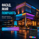 Стаціонарний фасадний розумний LED-контур 30 м RGBW IP65 Magic Color з Bluetooth та Wi-Fi керуванням - зображення 6