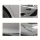 Универсальные гибкие противоударные накладки Carbon Bumper Shield Антицарапки защита на бампер 37.5 см х 5.2 см Цвет: белый карбон 1уп=2шт - изображение 7