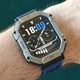 Мужские Умные Часы Smart Racer K+ Черный Стальной Корпус Amoled Bluetooth 5.0 Три Ремешка (402207) - изображение 3