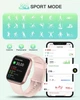 Смарт-годинник AEAC ID208 Plus 1,69″, Bluetooth-дзвінки, Alexa, пульс, SpO₂, 24 спортрежими, IP68, рожевий - зображення 8