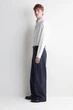 Штани чоловічі COS pleated cotton relaxed-fit wide-leg trousers 1294676009 Eur 46 Сірий - изображение 3