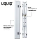 Складной стол Uquip Variety M регулируемый по высоте алюминиевый 90x53 см серебристый - изображение 6