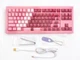 Магнітна клавіатура Akko 5087 V3 HE, TKL, 8000 Гц, Rapid Trigger, Рожева, ротова - изображение 6