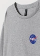 Світшот XS(160/80), светло-серый меланж/nasa (206860-3) - зображення 2