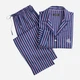Пижама (рубашка + штаны) женская хлопковая Ralph Lauren 242289176 XL Синяя (1161241235) - изображение 6