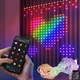 Розумна світлодіодна гірлянда-штора 3×3 м Curtain Light RGBW з музичним режимом та голосовим керуванням - зображення 3