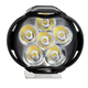 Светодиодная фара дополнительного света для мототехники 6 LED (15Вт, 1500 Лм) 12V 1шт - изображение 2