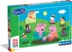 Puzzle Clementoni Maxi SuperKolor Peppa Pig 104 elementy 25017 (8005125250172) - obraz 1