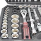 Набор инструментов профессиональный Haisser 70232 1/2", 1/4", 3/8" 150 шт - изображение 3