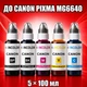 Чорнила INCOLOR для Canon PIXMA MG6640, комплект 5×100 мл (PGBK/BK/C/M/Y), 500 мл - зображення 1