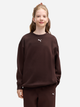 Подростковый теплый спортивный костюм (свитшот + штаны) для девочки Puma 68972733 146-152 см Chocolate Fondue (4070033471456) - изображение 3