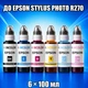 Чернила INCOLOR для Epson Stylus Photo R270, комплект 6×100 мл (BK/C/M/Y/LC/LM), 600 мл - изображение 1