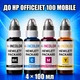 Чернила INCOLOR для Hewlett Packard HP OfficeJet 100 MOBILE, комплект 4×100 мл (BK/C/M/Y), 400 мл - изображение 1
