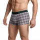Мужские трусы BaMeiNu BP-0582 2XL боксеры белый клетка - изображение 1