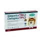 Симпарика Трио (Simparica Trio) для собак 10–20 кг — таблетки от блох, клещей и гельминтов, 3 шт., Zoetis - изображение 1
