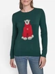 Джемпер новогодний женский Tommy Hilfiger 856223492 S Зеленый (1161189132) - изображение 1