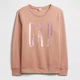 Свитшот на флисе женский GAP 51238405 XS Коричневый (1161180033) - изображение 5