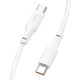 Кабель Hoco X93 USB-C to USB-C 3A 100W 1 м White (6931474790712) - зображення 3
