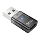 Адаптер Hoco UA36C USB A to USB C Transparent Black (6942007647212) - зображення 3