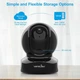 Камера відеоспостереження Wansview Q5 2K 3MP для дому, Wi-Fi, нічне бачення, двосторонній звук - зображення 5