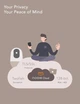 Wi-Fi камера спостереження Nooie 360 Cam 2 2K, поворотна IP камера, нічне бачення, двосторонній звук - зображення 3