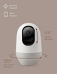Wi-Fi камера спостереження Nooie 360 Cam 2 2K, поворотна IP камера, нічне бачення, двосторонній звук - зображення 6