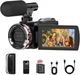 Відеокамера ZIMOCE HDV900PRO 4K 60FPS, 48MP, 21X Zoom, мікрофон, 2 акумулятори, карта 64GB - зображення 1