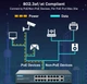 Комутатор YuanLey 18-Port Gigabit PoE Switch 16×PoE+ 1000Mbps 250W (YS20162G-P) - изображение 4