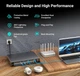 PoE коммутатор NICGIGA на 26 портов, 24 PoE+ 400W, 2 Gigabit Uplink, сетевой светч для IP-камер - изображение 3