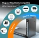PoE коммутатор NICGIGA на 26 портов, 24 PoE+ 400W, 2 Gigabit Uplink, сетевой светч для IP-камер - изображение 5