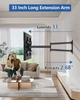 Кронштейн для телевизора FORGING MOUNT HY9390-B 32–75” поворотно-выдвижной VESA 600×400 - изображение 6