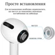 Амбушури для навушників New Bee NB-A для Apple AirPods Pro AirPods Pro 2 силіконові 6 пар White - зображення 6