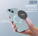 Набор магнитных беспроводных зарядных устройств HYS07 MagSafe 15W, 2 шт, черные - изображение 3