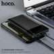 Павербанк Hoco 10000mAh 2A Павербанк Hoco J72 Easy travel, Портативний зовнішній акумулятор, порти 2USB/1Type-C, LED-індикатор Чорний - зображення 3