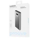 Павербанк Proove 10000mAh 22.5W Павербанк Proove Guardian зі швидкою зарядкою, Портативний зовнішній акумулятор, порти 2USB/1Type-C, LED-дисплей Сірий - зображення 3