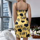 Молодежный пеньюар "Love" L-XL Желтый - изображение 3