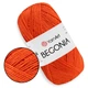 YarnArt Begonia, №5535 Оранжевый 100% мерсеризированный хлопок, турецкая летняя пряжа для вязания спицами и крючком, Ярн Арт Бегония, нити для вязания - изображение 1