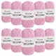 Упаковка YarnArt Begonia, Розовый №319, 10шт - турецкая пряжа 50 г / 169 м, 100% мерсеризованный хлопок для вязания летних изделий, ажурных - изображение 1