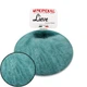 Mondial Lieve 90% Kid mohair, Бірюза №186, пряжа кід мохер з мікрофіброю 50 г / 140 м, 90% мохер / 10% мікрофібра, для теплих светрів і шалей - зображення 1