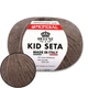 Mondial Kid Seta, Тауп №429 – Кид мохер с шелком, 25 г / 210 м, 70% суперкид мохер, 30% шелк, пряжа для джемперов, паутинок, палантинов - изображение 1