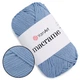 Пряжа YarnArt Macrame Голубой №133, полиэстеровый шнур 2 мм, нитка для вязания крючком и спицами, полиэстер 100% - изображение 1