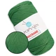 Шнур для макраме Popyarn Macrame L, Зелений №430, 200 г/190 м, 100% поліпропілен - для в'язання сумок, килимків, кошиків, панно, декору - зображення 1